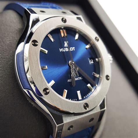 hublot black blue|hublot watches blue.